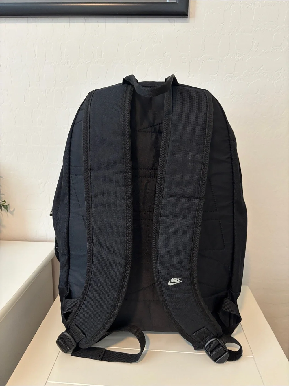 Nike Men's Black and Gray Two-Tone Backpack